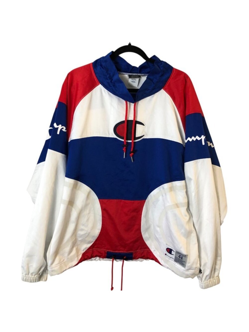 Champion Pullover Men's size L or 44 It Takes A Little More Red White Blue NEW